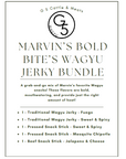 Marvin's Bold Bites Wagyu Jerky Bundle G FIVE Cattle & Meats