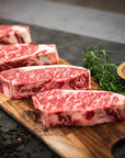 NY Strip Steaks | Texas Wagyu Silver & Platinum G FIVE Cattle & Meats