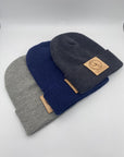 G5 Leather Square Patch Cuffed Beanie G FIVE Cattle & Meats