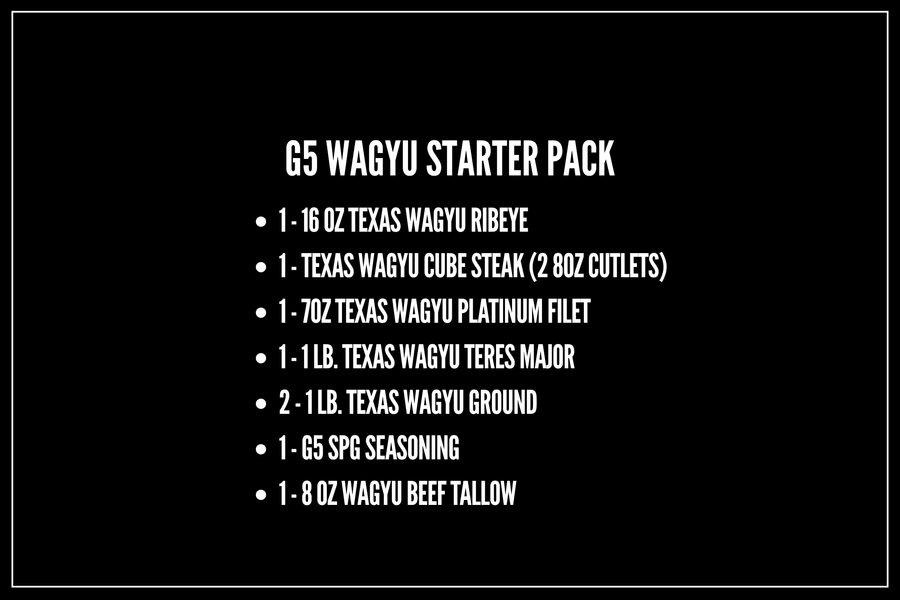 G5 Wagyu Starter Pack