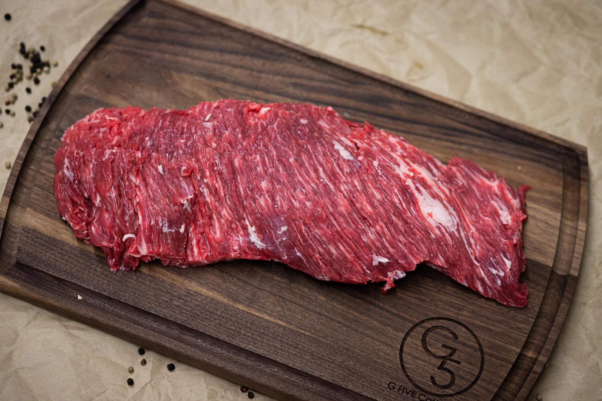 Bavette (Sirloin Flap) Fullblood Wagyu G FIVE Cattle & Meats