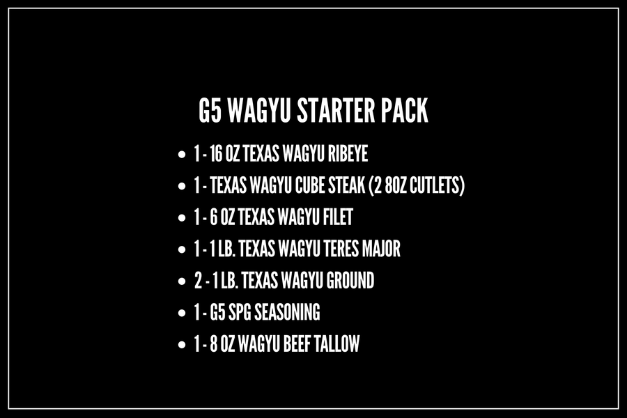 G5 Wagyu Starter Pack