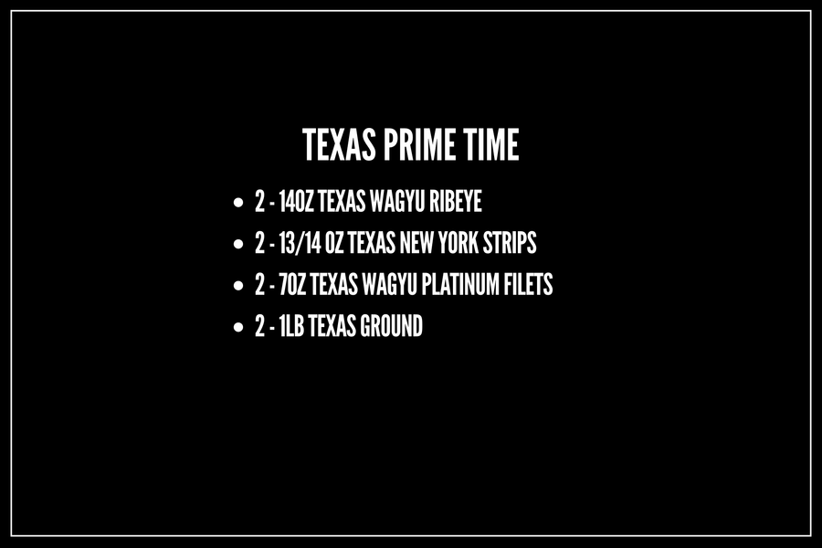 Texas Prime Time Sample Beef Box