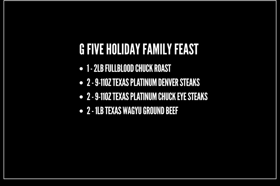 G Five Holiday Family Feast