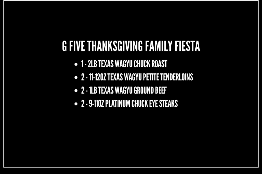 G5 Thanksgiving Family Feast