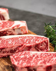 NY Strip Steaks | 100% Fullblood Wagyu Gold & Reserve G FIVE Cattle & Meats