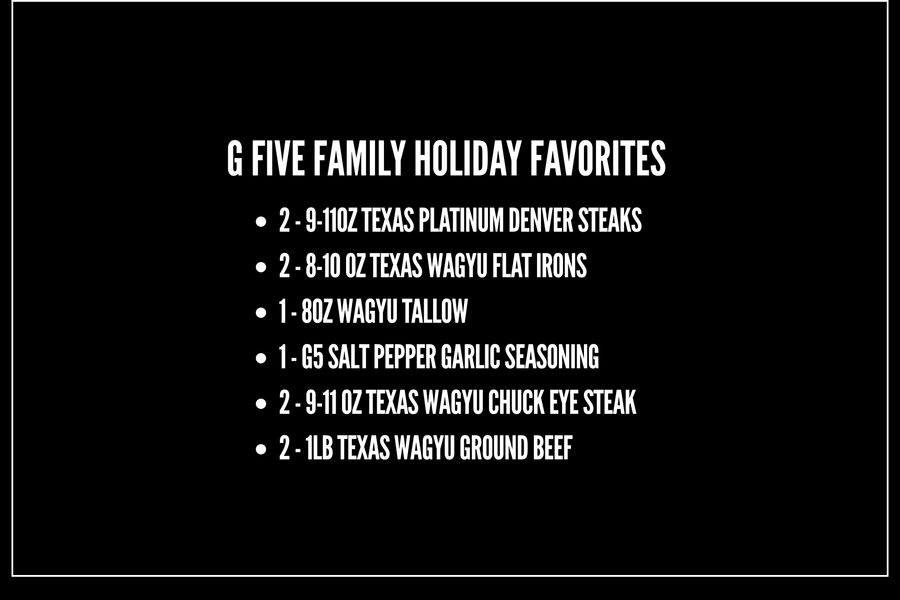 G Five Family Holiday Favorites